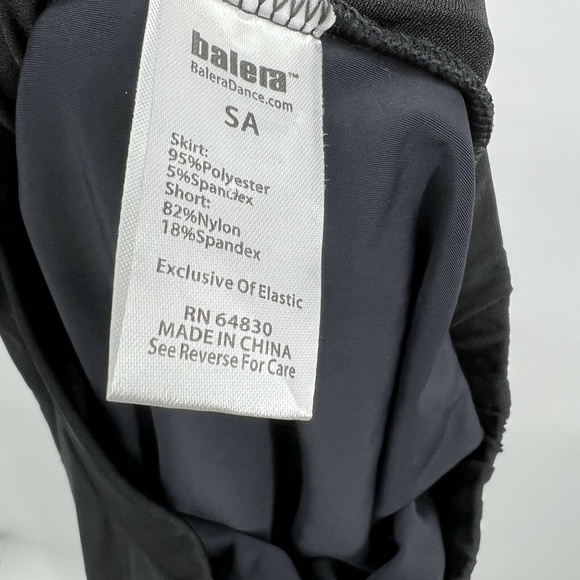 Balera Skirt Black Asymmetrical Hem - Picture 4 of 9